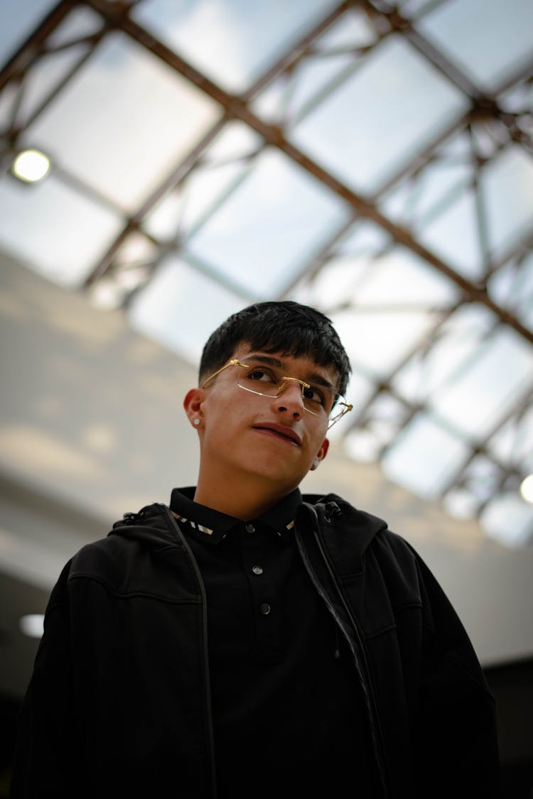 Young Man In Glasses