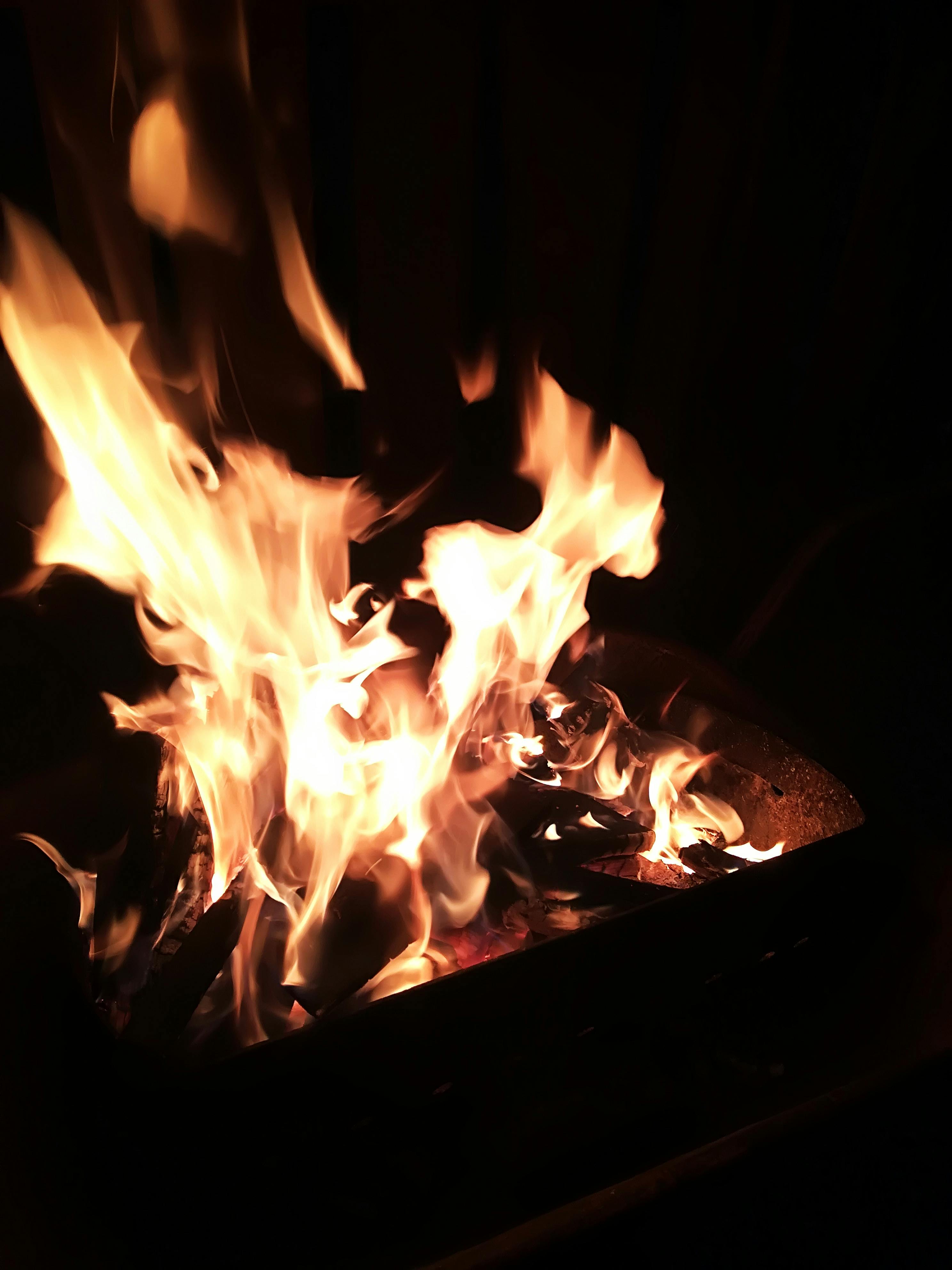 Free Stock Photo Of Fire Fireplace Flames