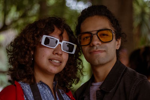 A Couple Wearing Sunglasses