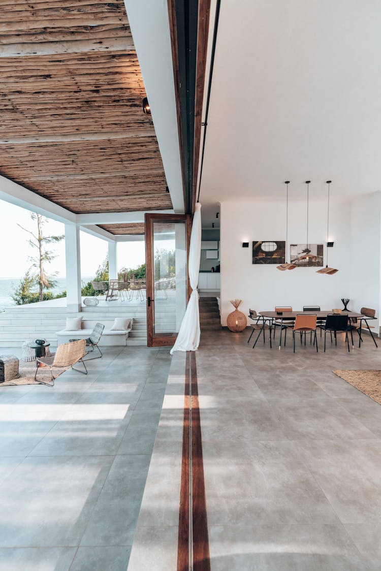 Open Doorway Of A Luxurious House