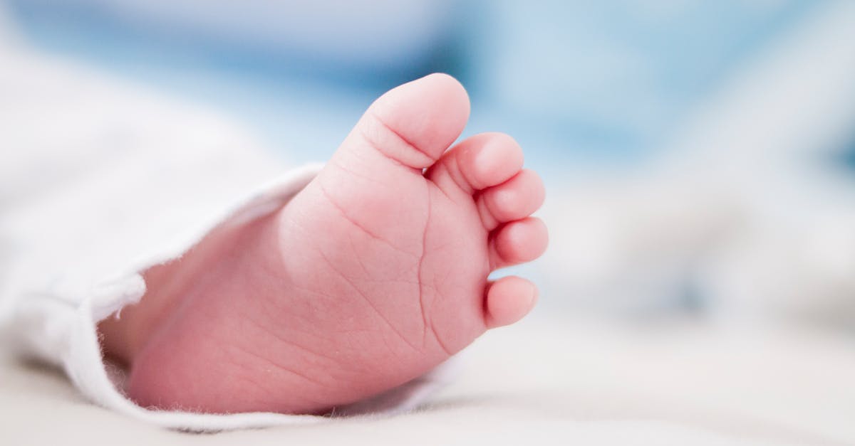 Close-Up Photography a Baby\'s Left Foot