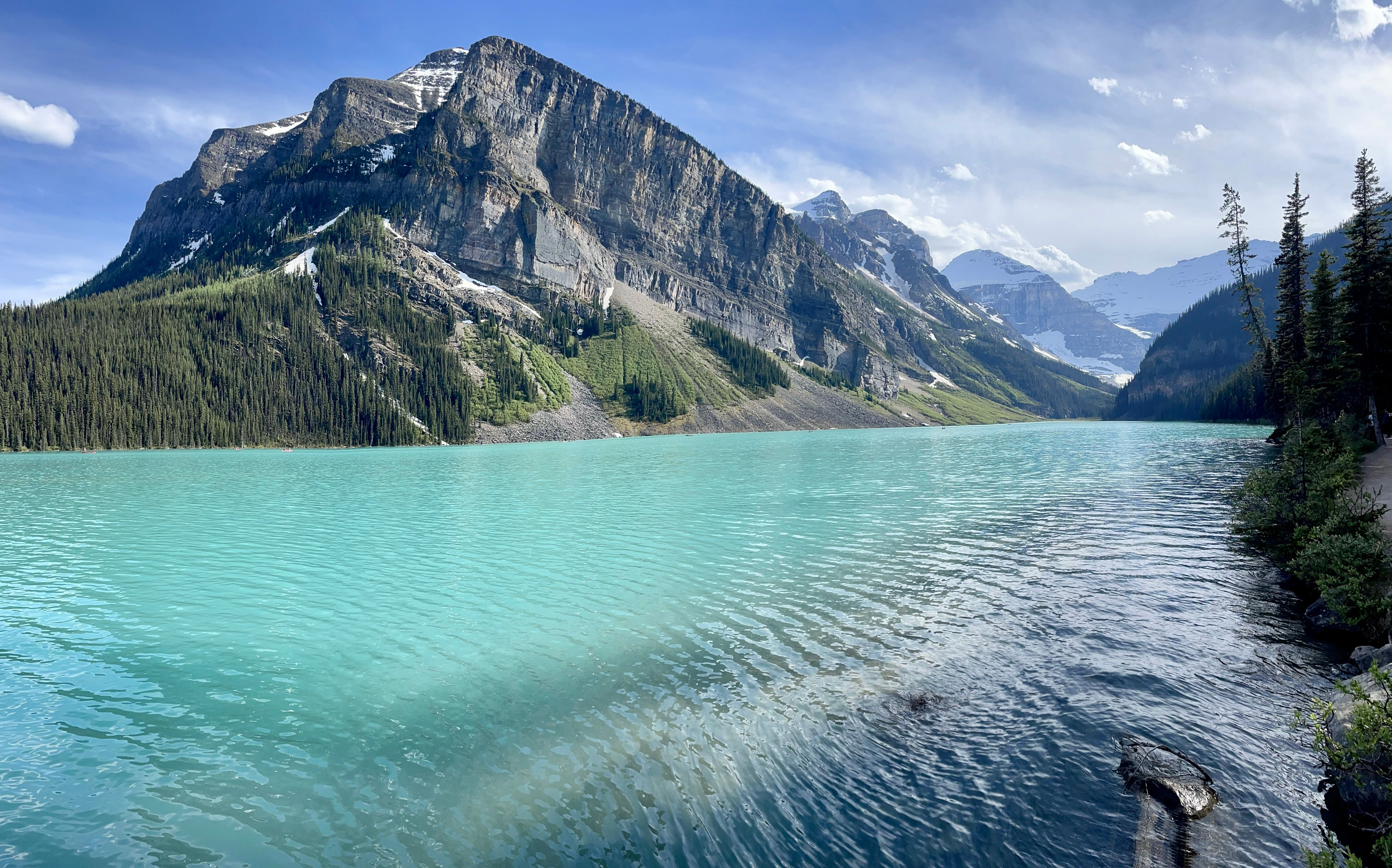 Breathtaking View of Lake Louise and Rocky Mountains · Free Stock Photo