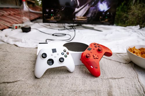 Game Controllers and a Game Console