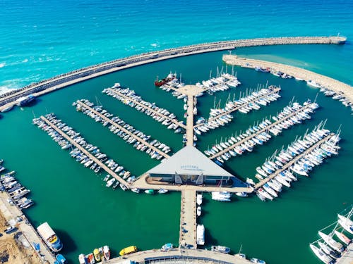 Kostnadsfri bild av antenn, arkitektur, ashdod marina