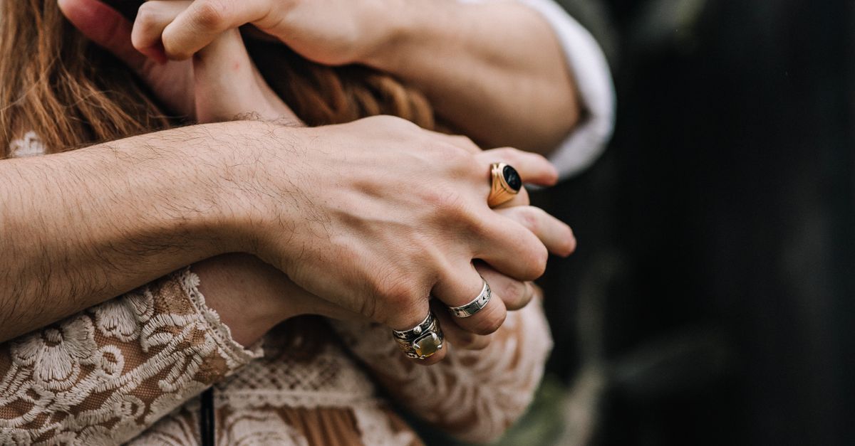 Hugging Poste A Couple in a Hugging Pose · Free Stock Photo
