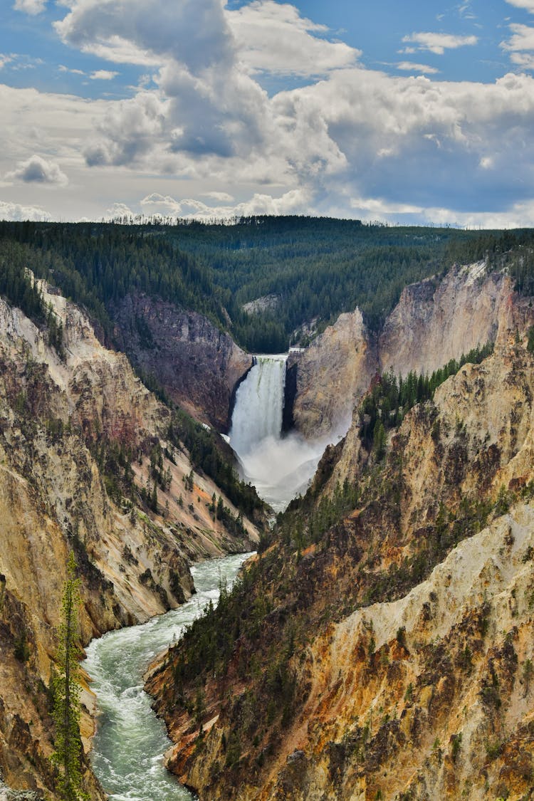 Storm Approaching The Grand Canyon Of The Yellowstone