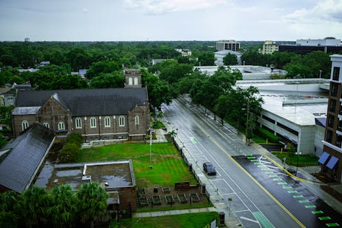 Street in Town after Rain