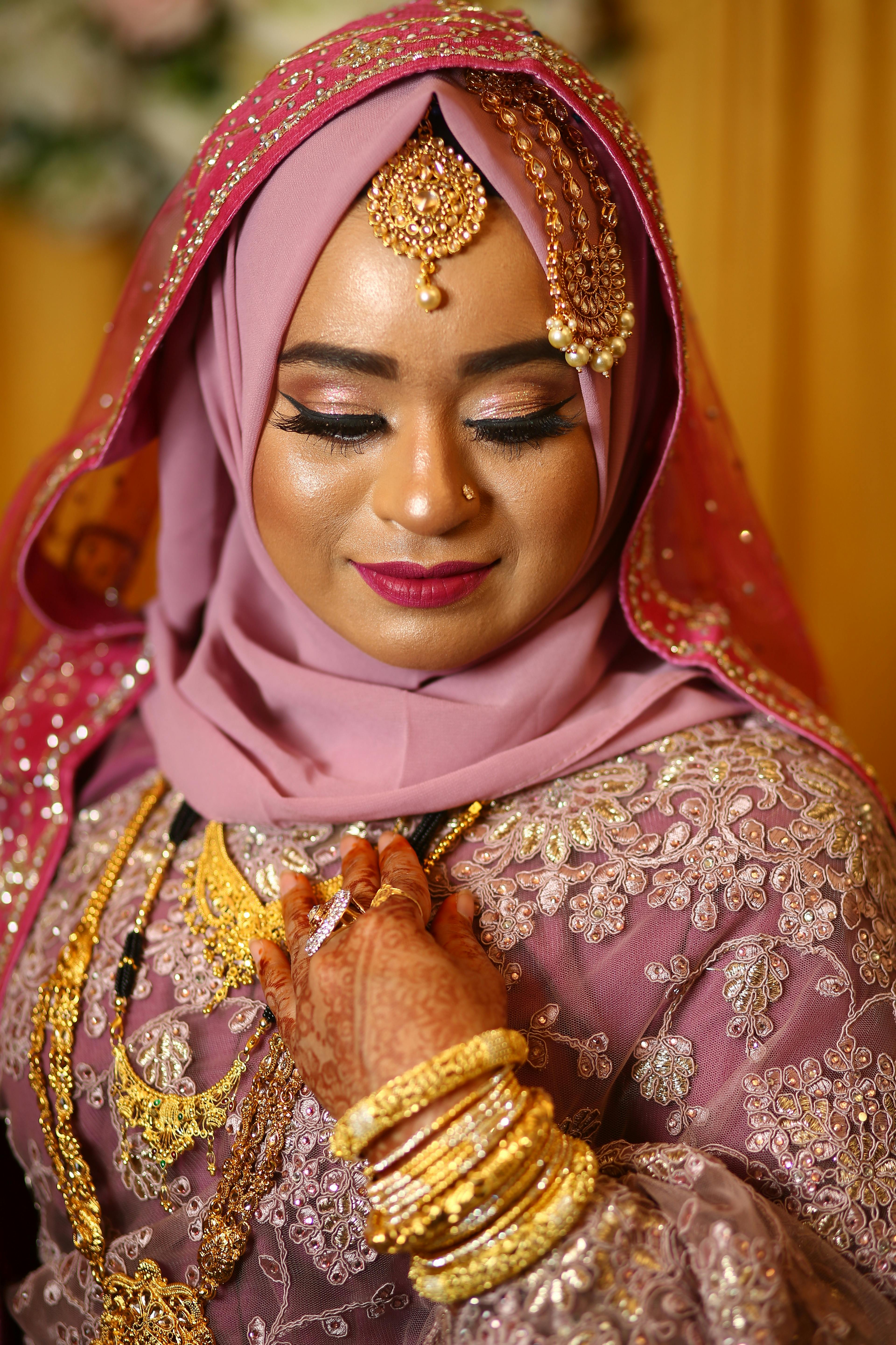 beautiful bride in traditional clothing