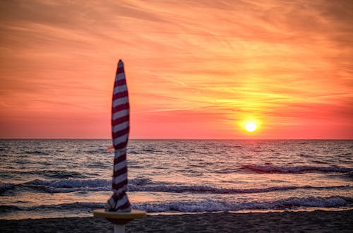 Beach during Sunset