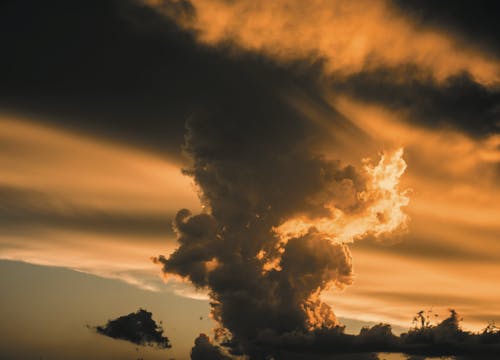 Photo of a Cloudscape with Sunlight