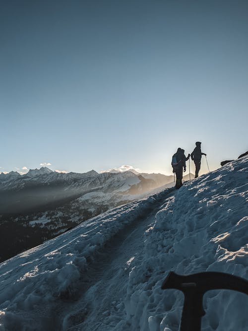 People Hiking at Kedarkantha Peak