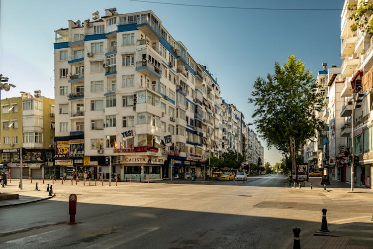 Empty Intersection In City