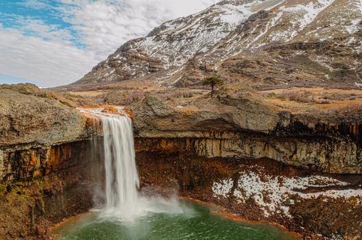 Photo of the Agrio Falls in Caviahue, Spain