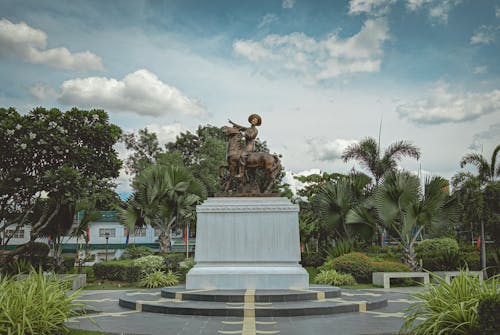Historical Monument on a Park 