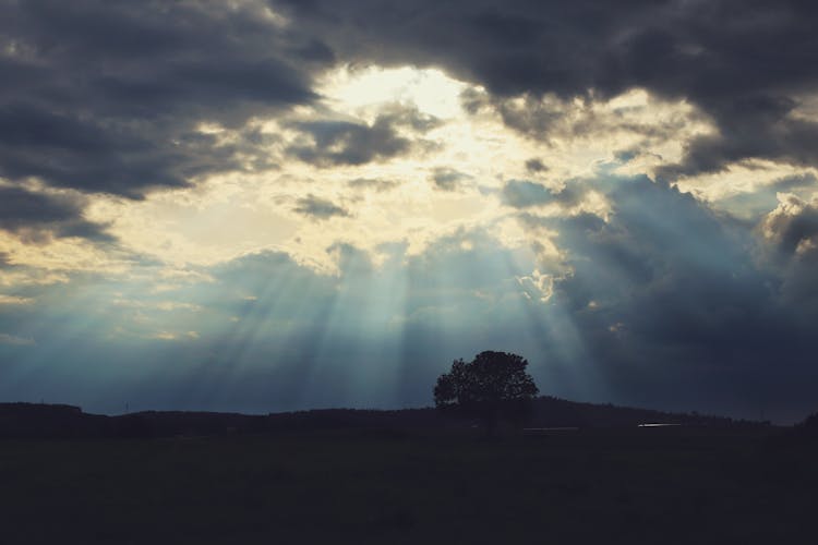 Dramatic Sky With Storm Clouds