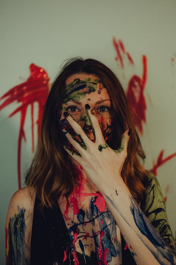 Color-painted portrait by Connor Scott McManus on Pexels