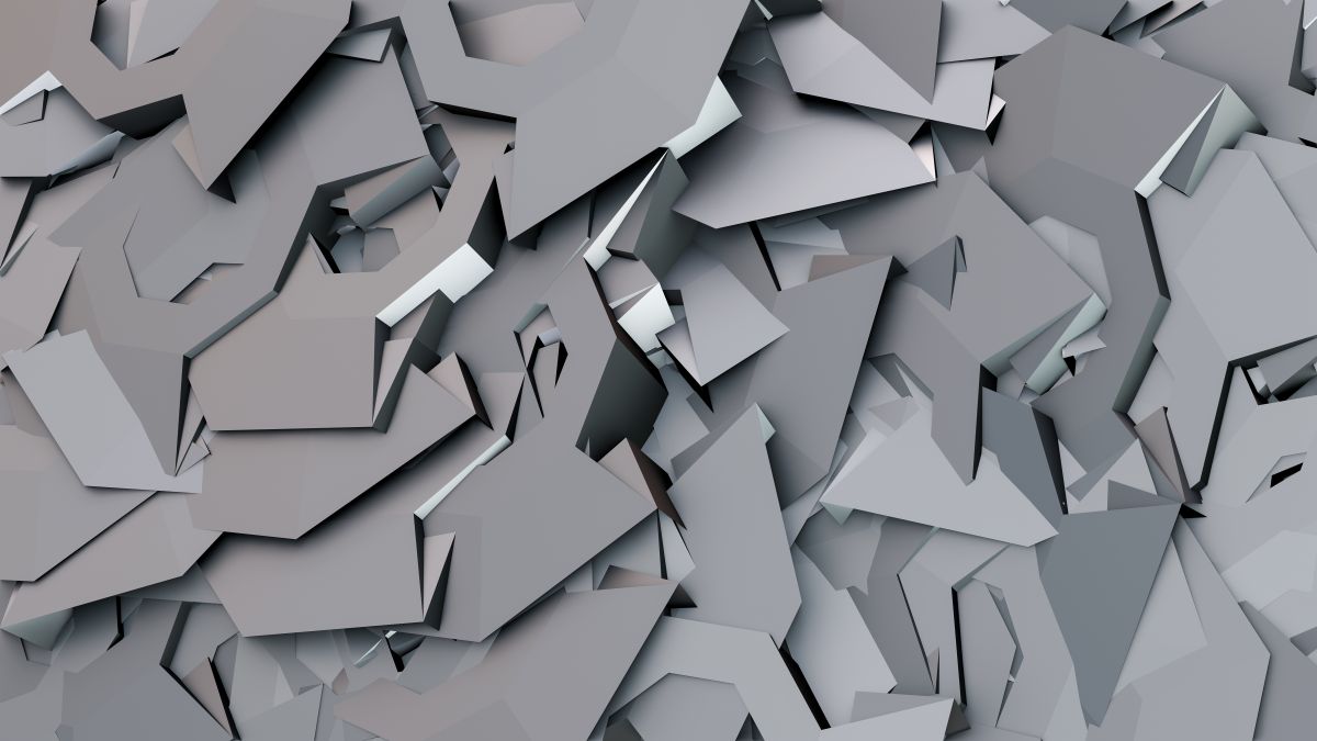 Layered 3D geometry representing an interactive product configurator