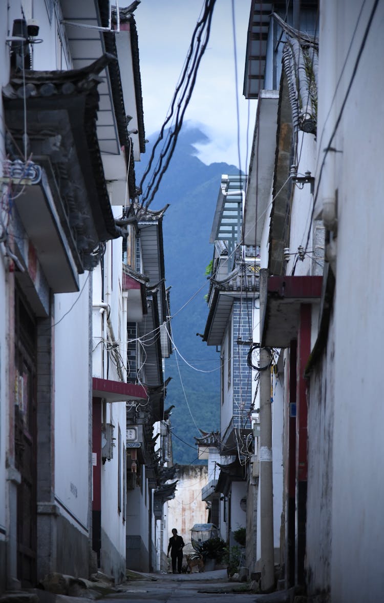 Narrow Passage Between Buildings