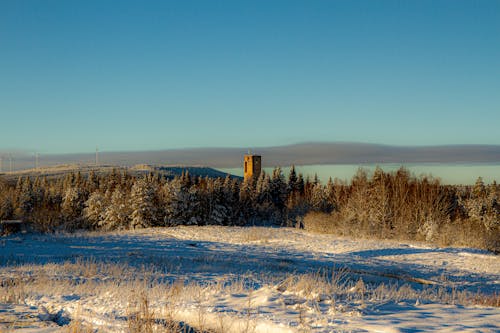 göl, kar, kırsal içeren Ücretsiz stok fotoğraf