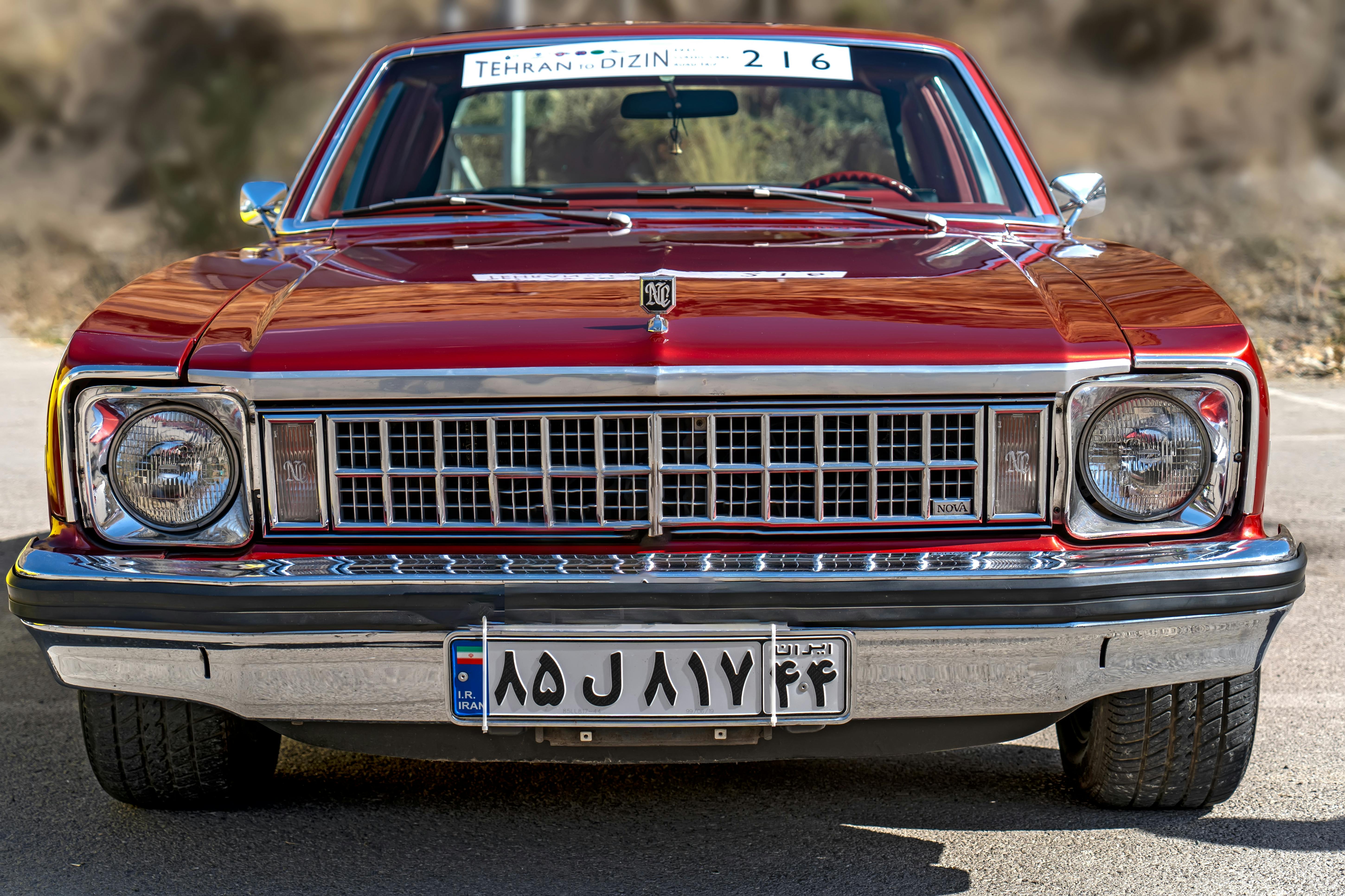 beautifully restored classic chevrolet concours with iranian plates