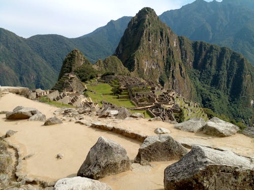 View of Machu Picchu in Peru 