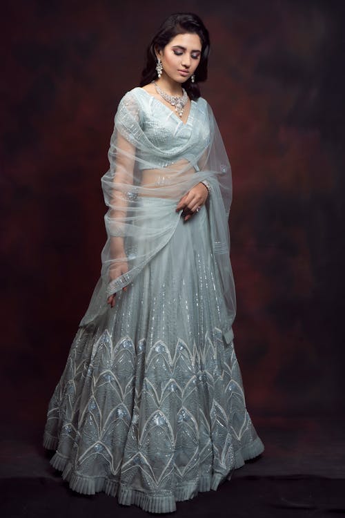 Portrait of a Woman Wearing a Dress
