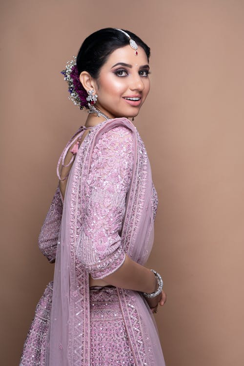 Young Woman in a Traditional Dress