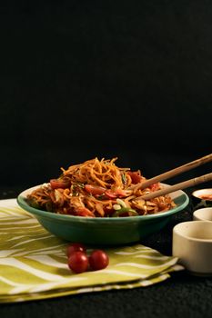 Noodles With Vegetables In Tomato-based Sauce — kidney-friendly food
