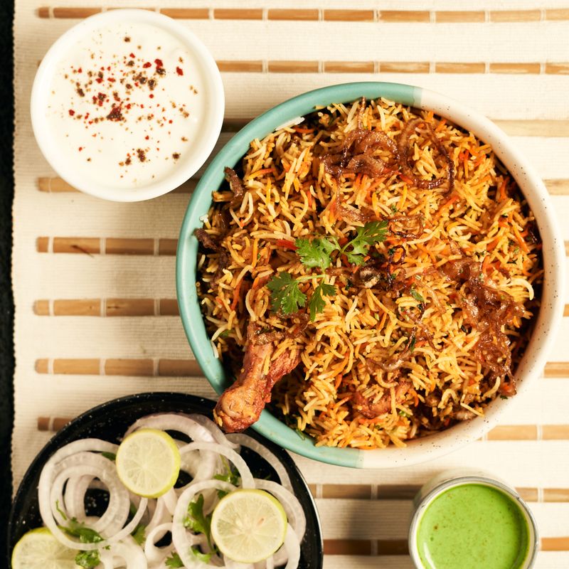Mediterranean Herb Chicken Biryani