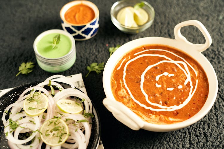 Dal Makhani On A White Bowl