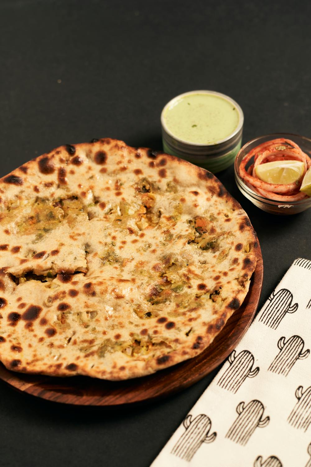 Spring Onion Paratha