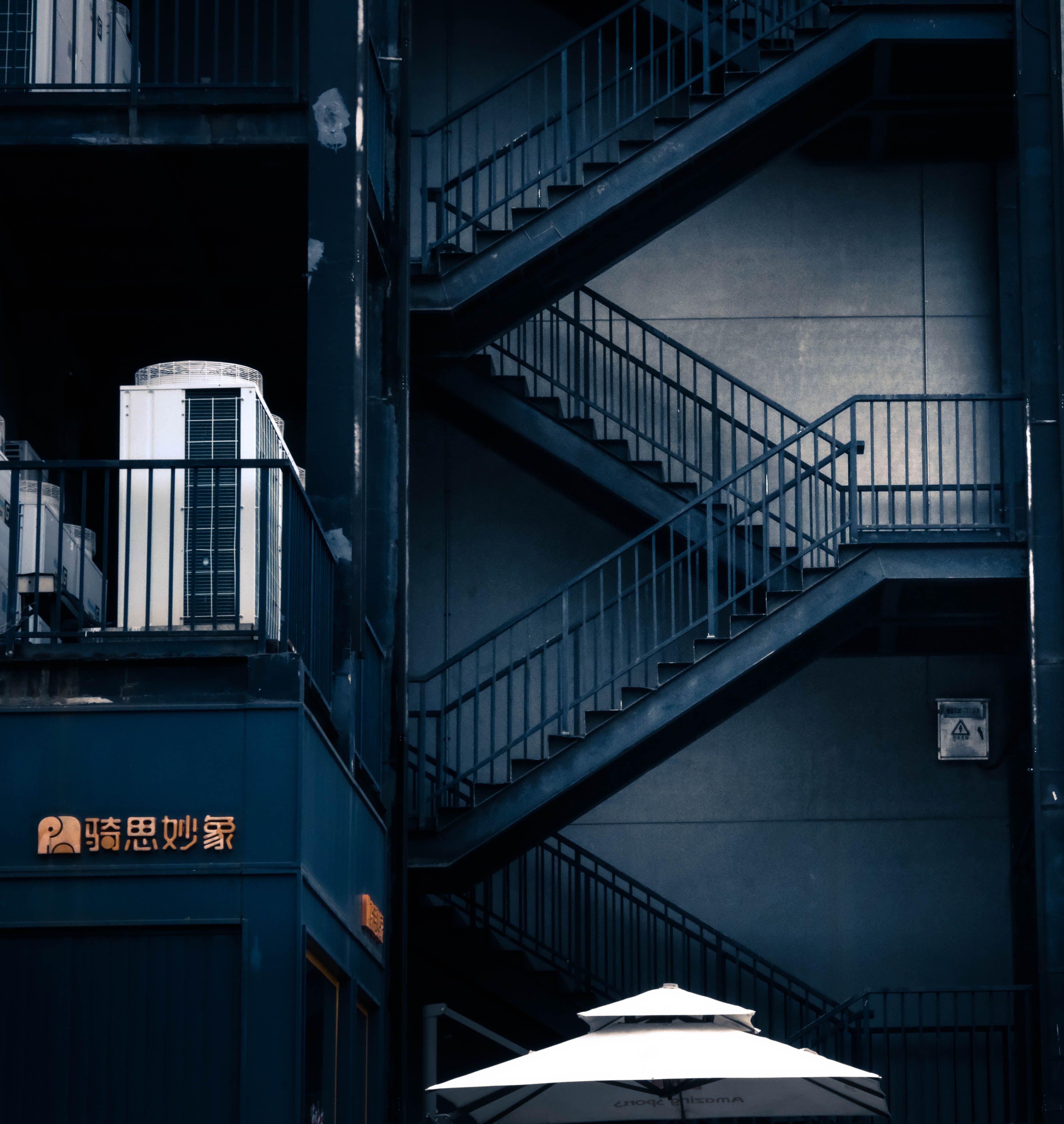 Staircases in the Tall Building · Free Stock Photo