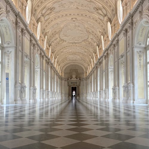 Základová fotografie zdarma na téma barokní architektury, chodba, chodby