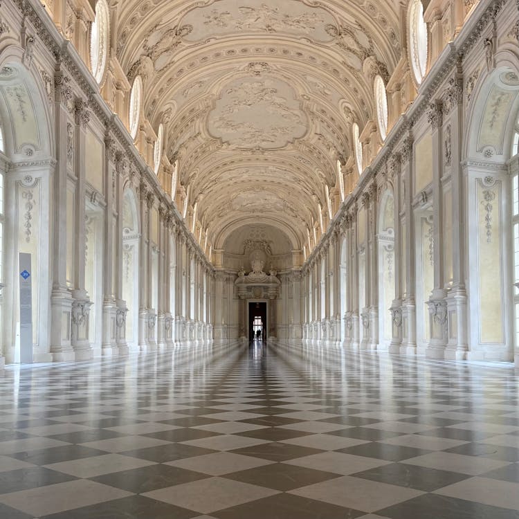 Hallway In La Venaria Reale, Palace Of Venaria