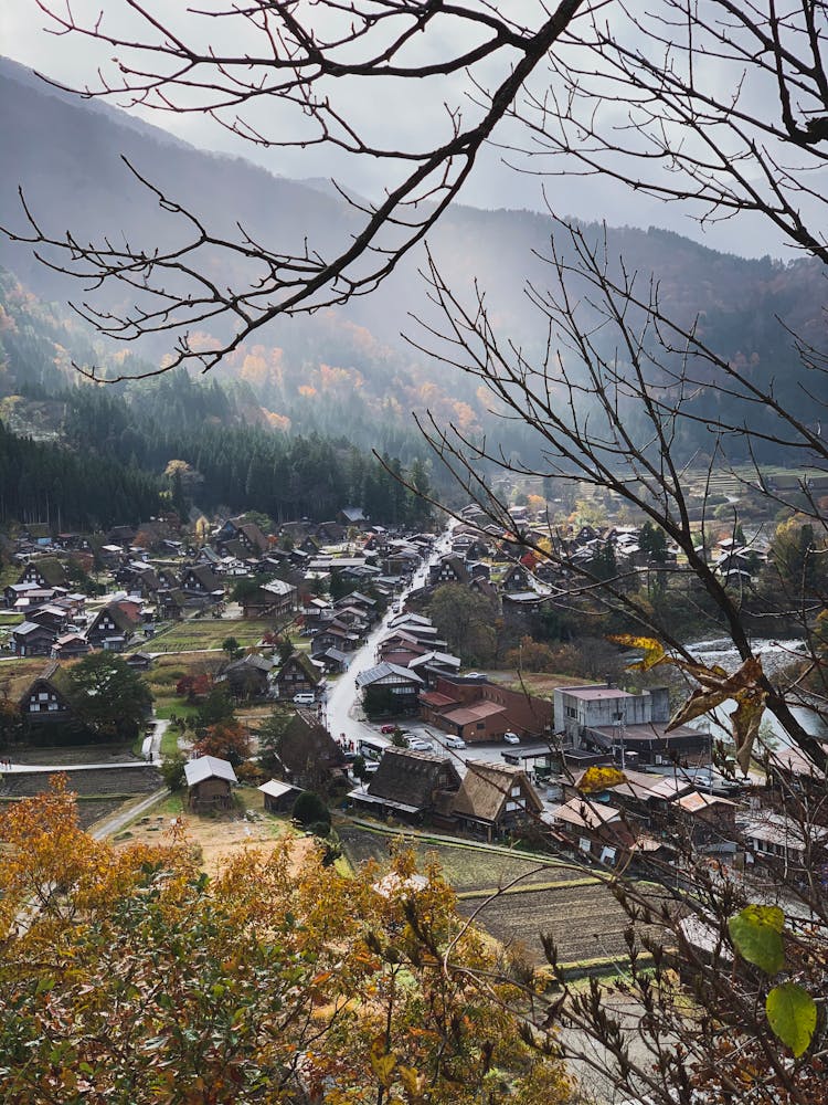 Town In Valley