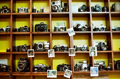 Základová fotografie zdarma na téma analogová fotografie, analogové kamery, dřevěný