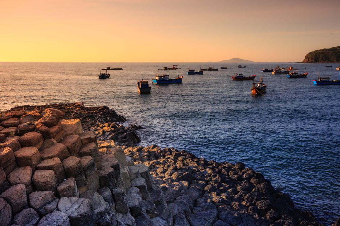 Boats on Sea During Sunset · Free Stock Photo