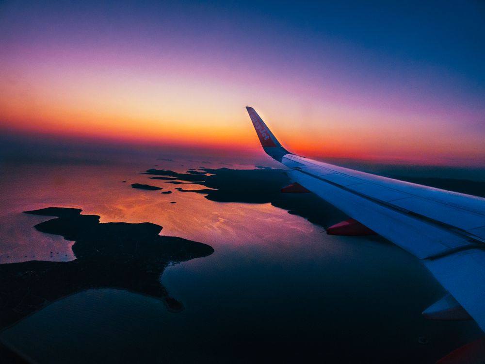 Gratis Stockfoto Van Kroati Vliegtuig Zonsondergang gratis-stockfoto-van-kroati-vliegtuig-zonsondergang