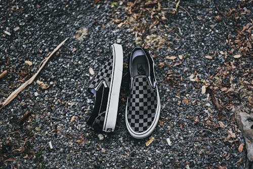 Vans Sneakers on Ground