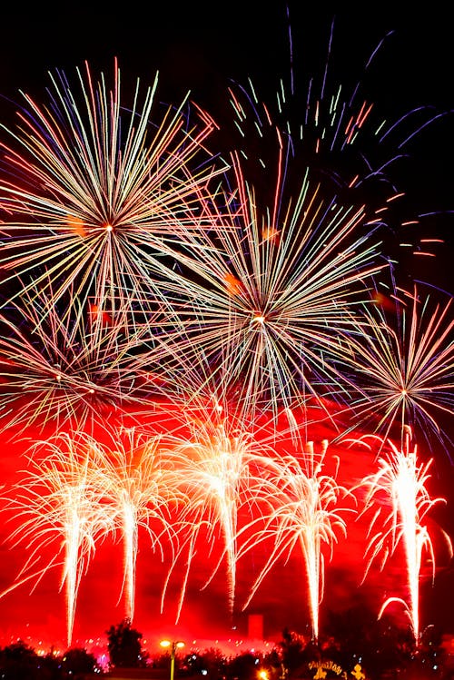 Imagine de stoc gratuită din Anul Nou, celebrare, foc de artificii