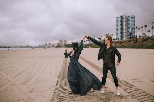 A Man and Woman Dancing Together 