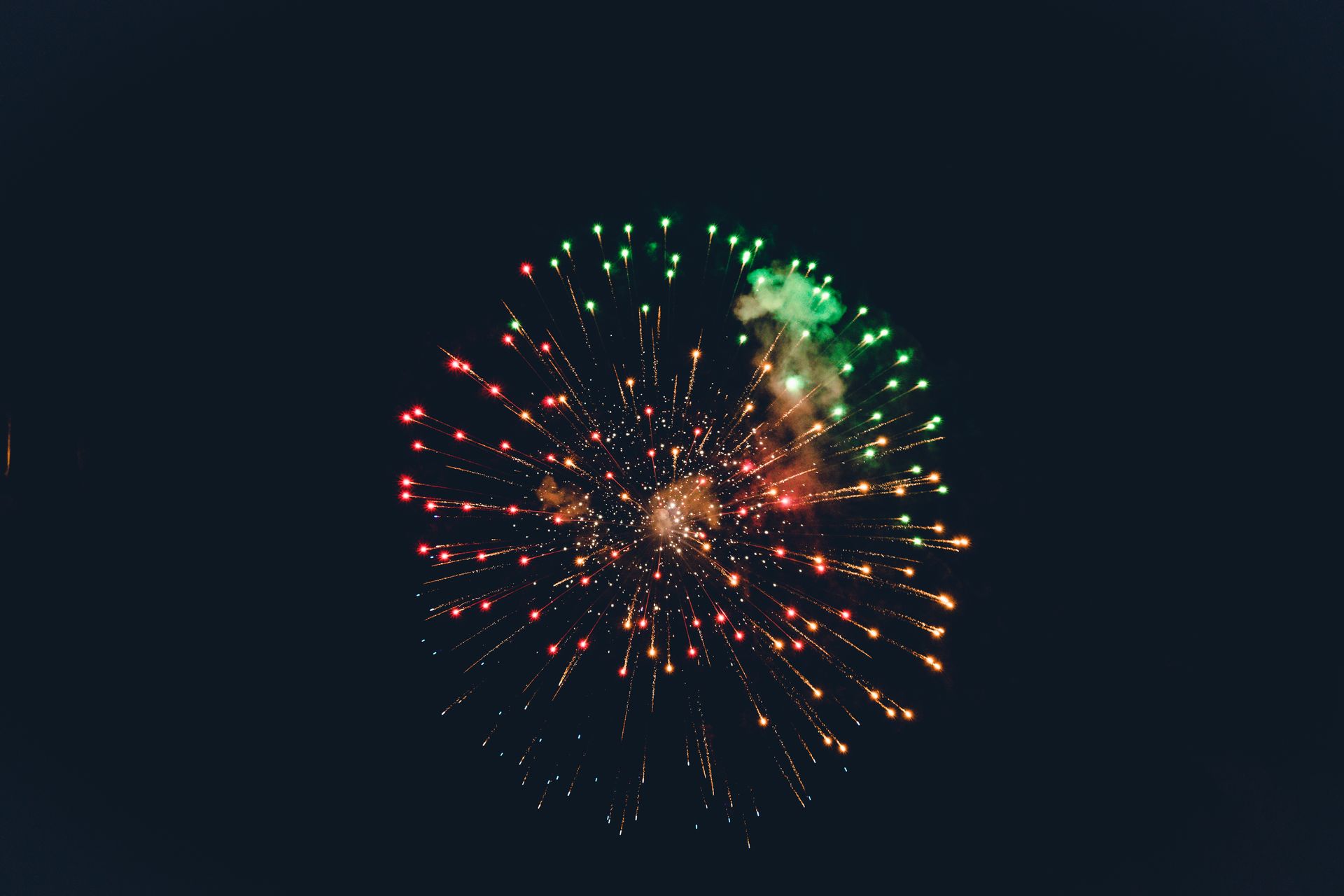 Colorful Fireworks Display