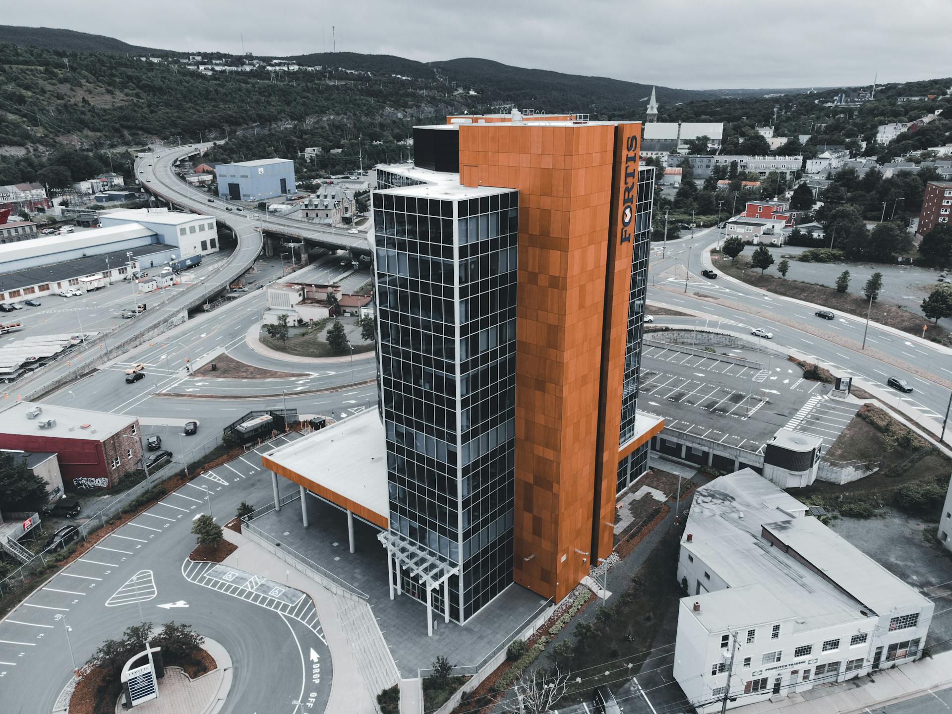 Drone Shot of Fortis Building