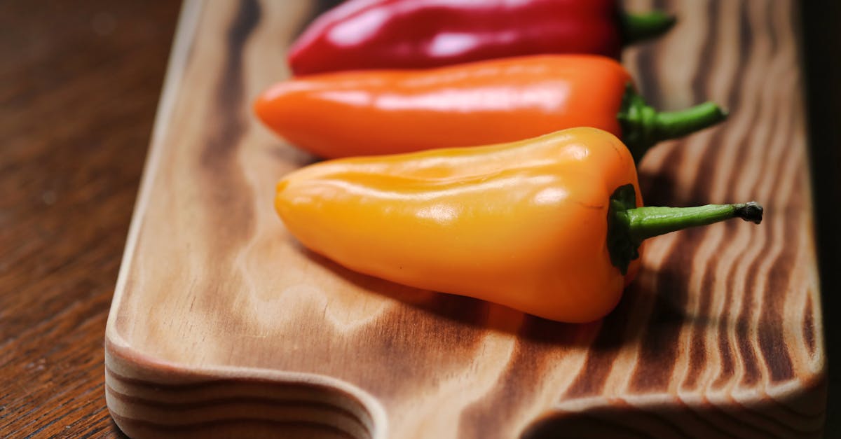How do you freeze red peppers without blanching