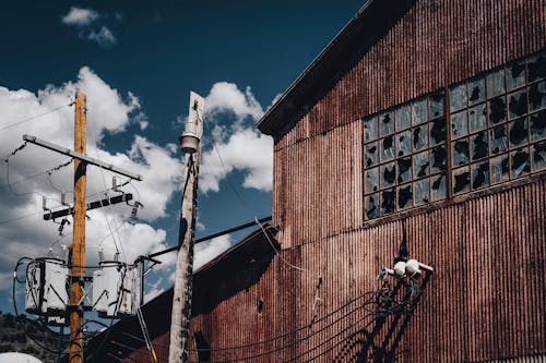 Facade of An Abandoned Building