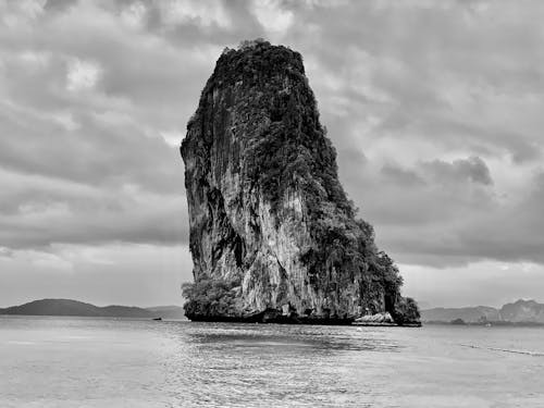 Základová fotografie zdarma na téma černobílý, erodováno, moře