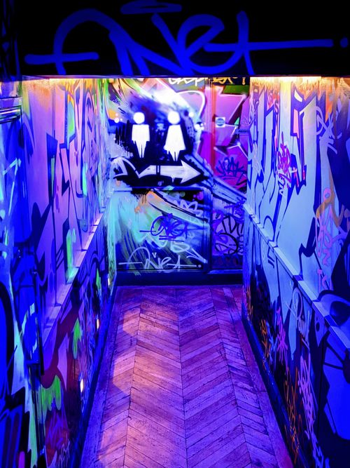 Free stock photo of graffiti art, neon, neon art Stock Photo