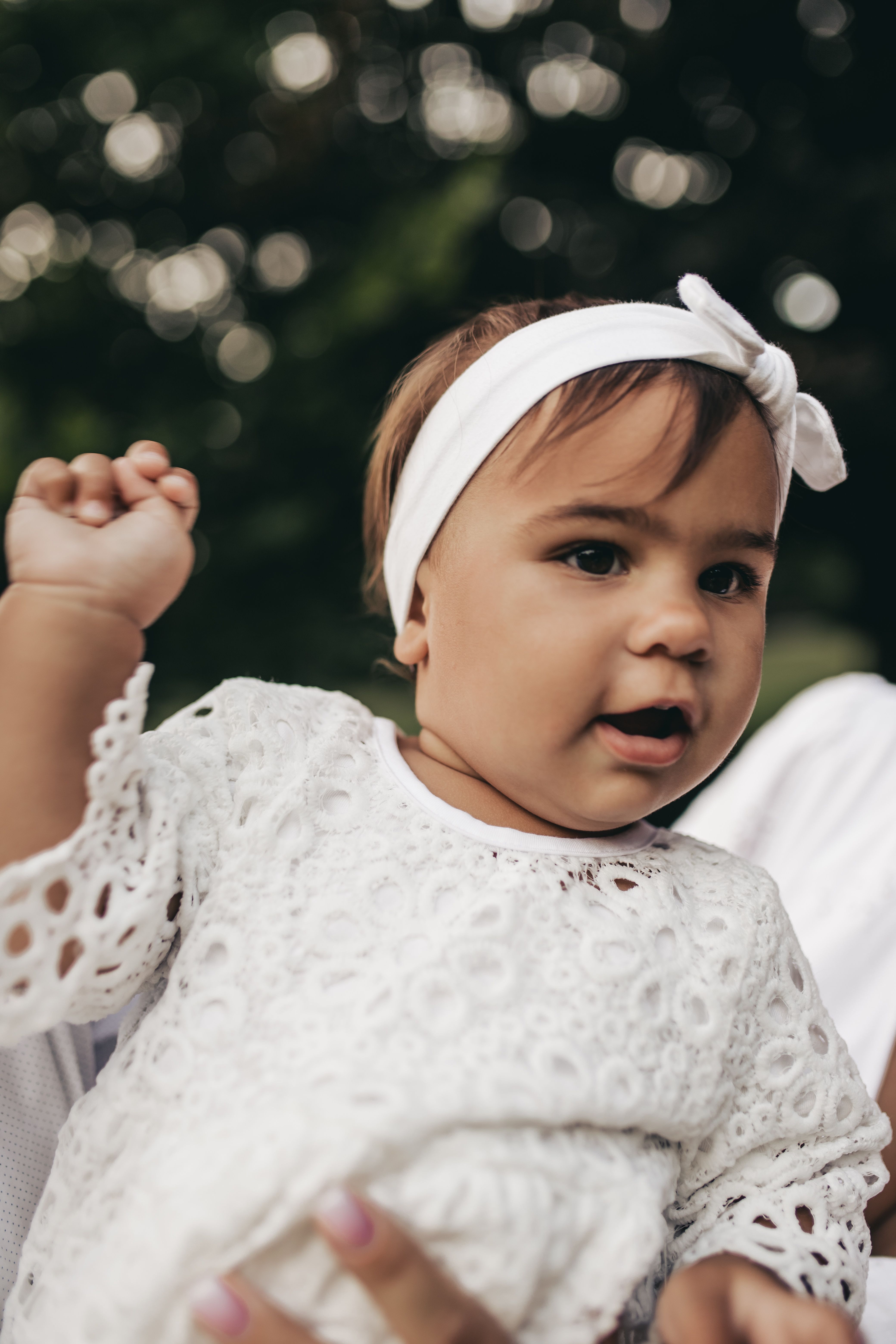 A Portrait of a Girl in White Dress · Free Stock Photo