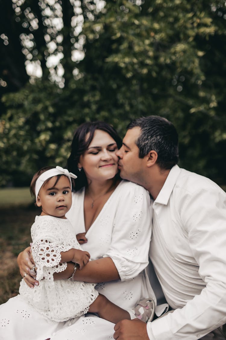 Portrait Of Parents With Daughter