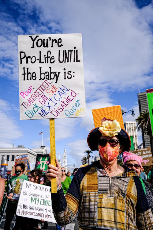 People Protesting on the Street